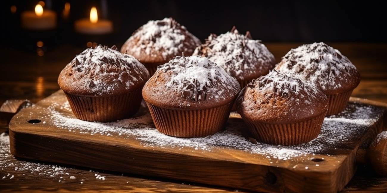Muffiny czekoladowe z nutellą